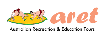 Homepage ARET Australian Recreation Education Tours logo